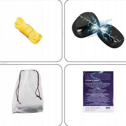 MAGNETYCZNA GRA W KAMIENIE MAGNETYCZNE GRA EDUKACYJNE ZESTAW 30 szt 