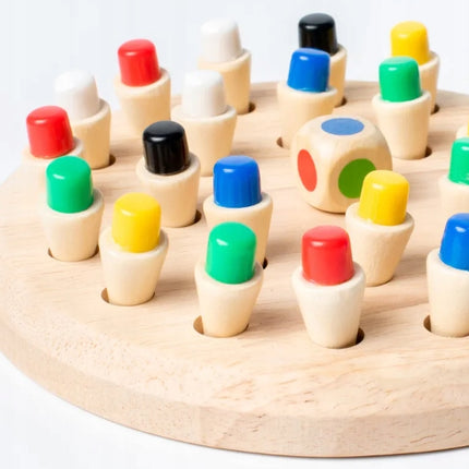 ⭐️GRA LOGICZNA CHIŃCZYK PAMIĘĆ DREWNIANA TOWARZYSKA KLASYCZNA DLA DZIECI⭐️