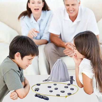 MAGNETYCZNA GRA W KAMIENIE MAGNETYCZNE GRA EDUKACYJNE ZESTAW 30 szt 