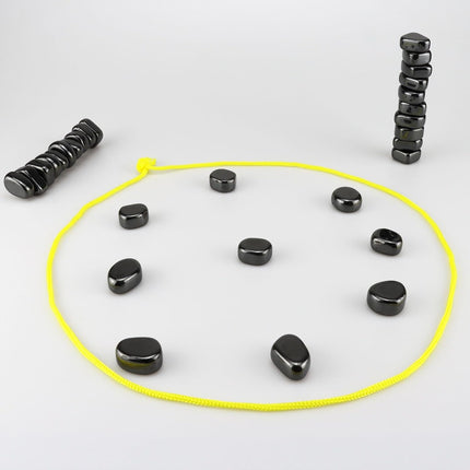 MAGNETYCZNA GRA W KAMIENIE MAGNETYCZNE GRA EDUKACYJNE ZESTAW 30 szt 