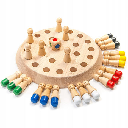 ⭐️GRA LOGICZNA CHIŃCZYK PAMIĘĆ DREWNIANA TOWARZYSKA KLASYCZNA DLA DZIECI⭐️