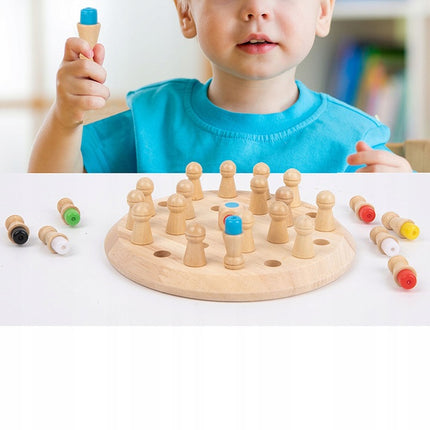 ⭐️GRA LOGICZNA CHIŃCZYK PAMIĘĆ DREWNIANA TOWARZYSKA KLASYCZNA DLA DZIECI⭐️