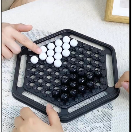 Edukacyjna gra logiczna planszowa zestaw z kulkami perłowymi