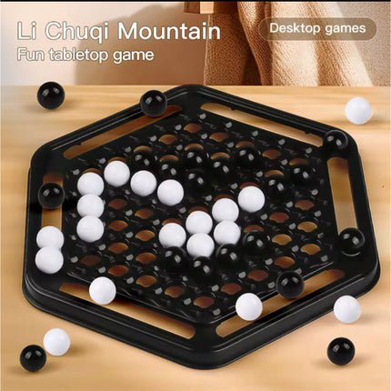 Edukacyjna gra logiczna planszowa zestaw z kulkami perłowymi