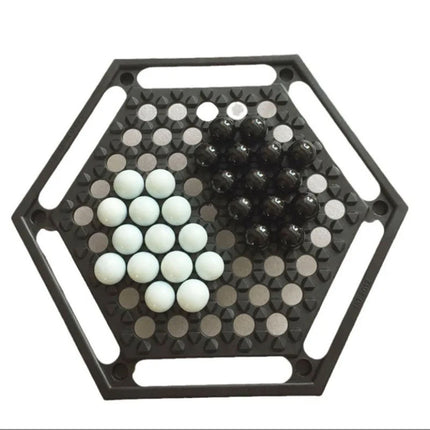 Edukacyjna gra logiczna planszowa zestaw z kulkami perłowymi