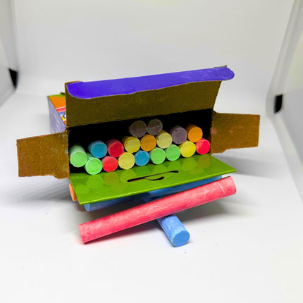 Zestaw 24 kolorowych kredek do rysowania po chodniku ZESTAW KREDEK DLA DZIECI