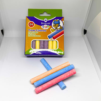 Zestaw 24 kolorowych kredek do rysowania po chodniku ZESTAW KREDEK DLA DZIECI