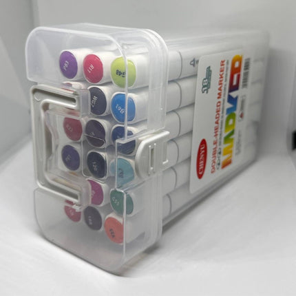 Zestaw 18 dwustronnych markerów alkoholowych do rysunku ilustracji i projektów DIY