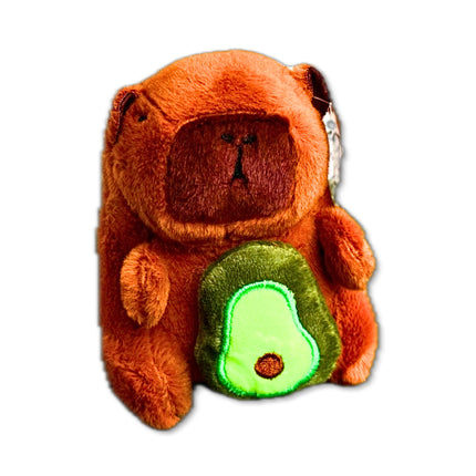 Pluszowy brelok kapibara z żółwikiem brelok do kluczy plecaka torebki
