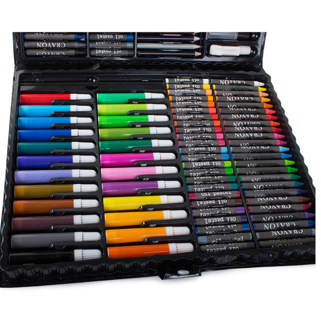 Super Mega Zestaw Artystyczny 168 el. – Mała Walizka, Wielka Wyobraźnia