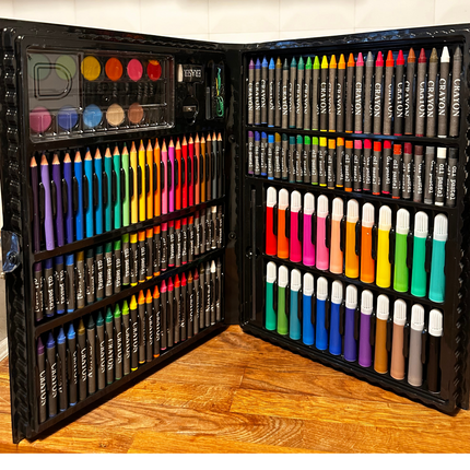 Super Mega Zestaw Artystyczny 168 el. – Mała Walizka, Wielka Wyobraźnia