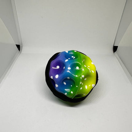 Zestaw 4 Tęczowych Piłek Sensorycznych – Antystresowe, Dla Dzieci i Dorosłych