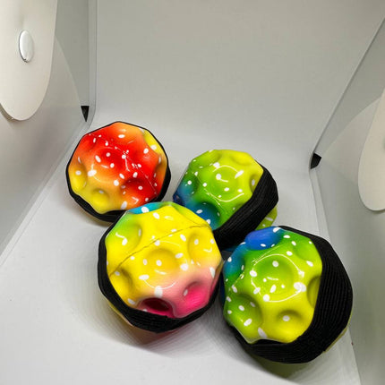 Zestaw 4 Tęczowych Piłek Sensorycznych – Antystresowe, Dla Dzieci i Dorosłych