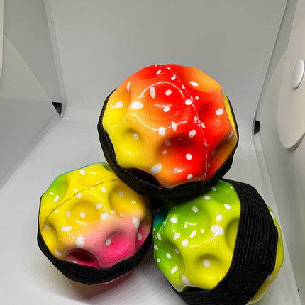 Zestaw 4 Tęczowych Piłek Sensorycznych – Antystresowe, Dla Dzieci i Dorosłych