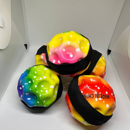 Zestaw 4 Tęczowych Piłek Sensorycznych – Antystresowe, Dla Dzieci i Dorosłych