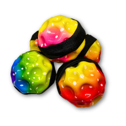 Zestaw 4 Tęczowych Piłek Sensorycznych – Antystresowe, Dla Dzieci i Dorosłych