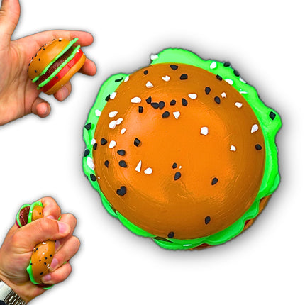 Gniotek Antystresowy Hamburger – Sensoryczna Zabawka