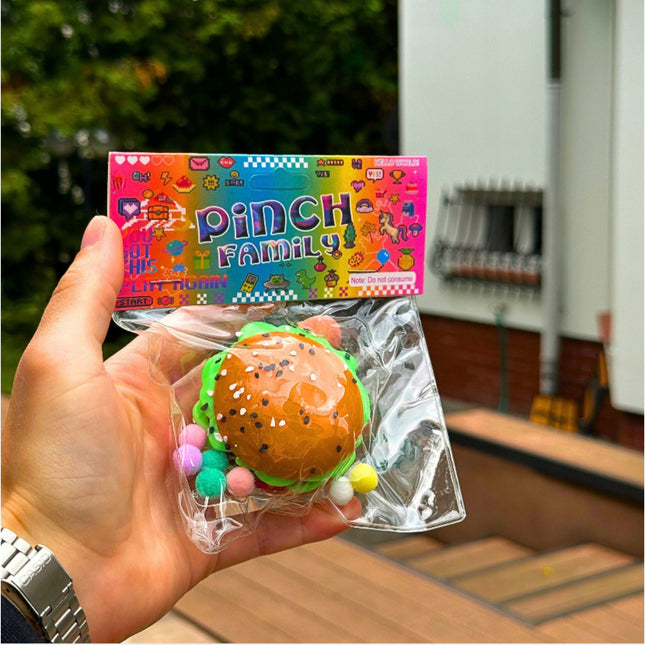 Gniotek Antystresowy Hamburger – Sensoryczna Zabawka