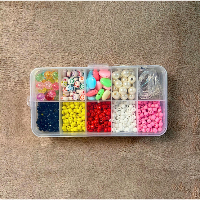 Mały Zestaw Koralików do Robienia Bransoletek