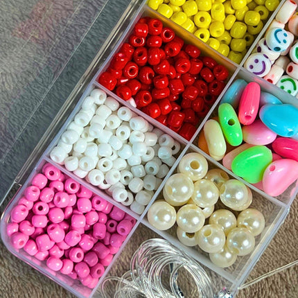 Mały Zestaw Koralików do Robienia Bransoletek