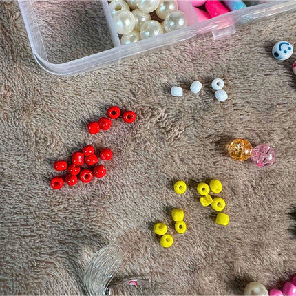 Mały Zestaw Koralików do Robienia Bransoletek