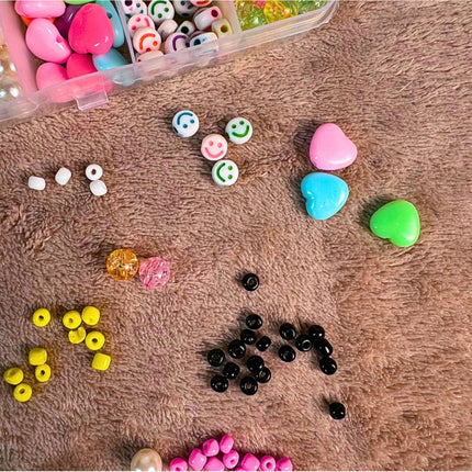 Mały Zestaw Koralików do Robienia Bransoletek