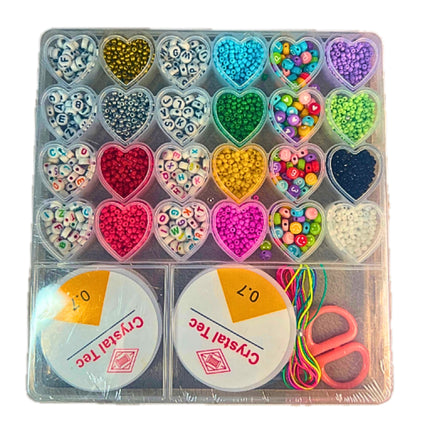 Zestaw do Robienia Bransoletek DIY – Koraliki i Akcesoria