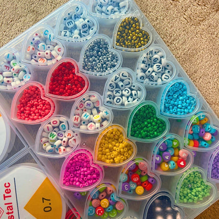 Zestaw do Robienia Bransoletek DIY – Koraliki i Akcesoria