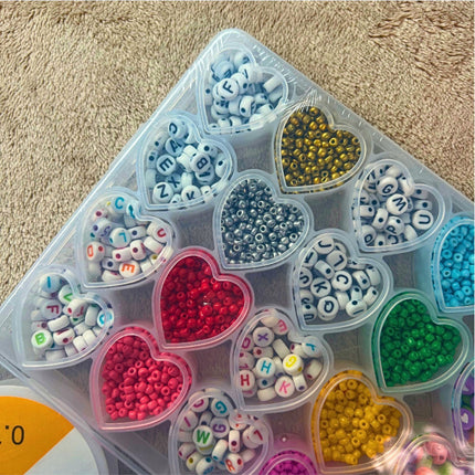 Zestaw do Robienia Bransoletek DIY – Koraliki i Akcesoria