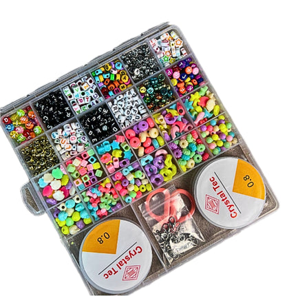 Zestaw Koralików dla Dzieci – Kolorowe i Bezpieczne Ozdoby DIY