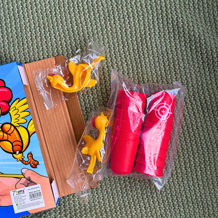 ⭐️GRA ZRĘCZNOŚCIOWA DLA CAŁEJ RODZINY WŚCIEKŁY KURCZAK STRZELANIE DO CELU⭐️