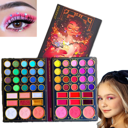 🌟ZESTAW DO MAKIJAŻU 58w1 DLA DZIECI – KREATYWNA FRAJDA W KOLORACH!