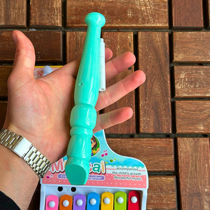 🎵 ZESTAW MUZYCZNY DLA DZIECI 3w1 – CYMBAŁKI, FLET, HARMONIJKA 🎵