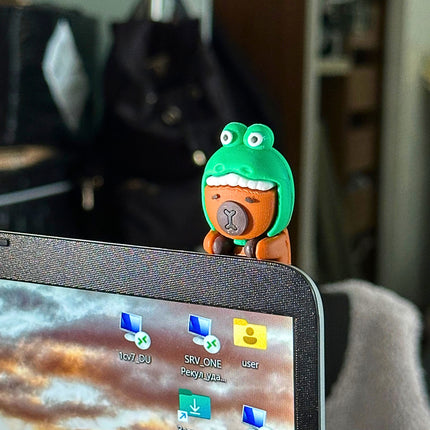 FIGURKA NA LAPTOP ORAZ TELEFON KAPIBARA MINIFIGURKA NIESPODZIANKA ZAWIESZKA