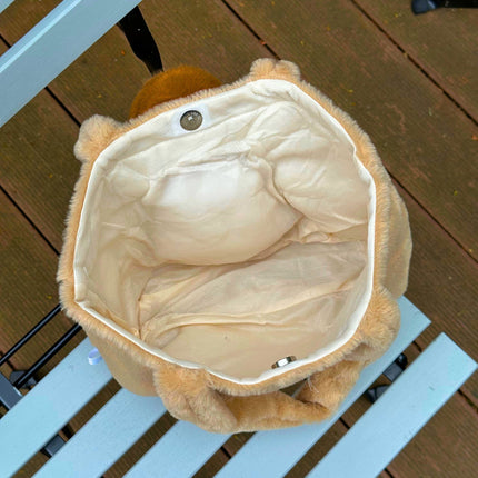 PLUSZOWA TOREBKA DLA DZIECI NA RAMIĘ KAPIBARA MASKOTKA PLUSZOWA