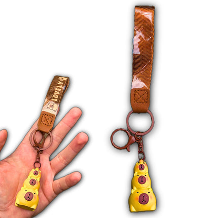 BRELOK BRELOCZEK NA KLUCZE KAPIBARA KÓŁKO NA KLUCZE ZAWIESZKA DO KLUCZ