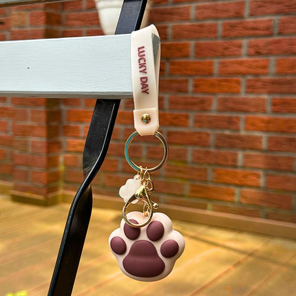 BRELOCZEK BRELOK KOCIA ŁAPKA PIĘKNY BRELOK DO KLUCZY DLA DZIECKA