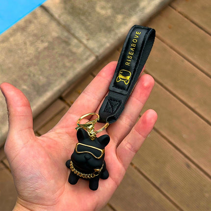 BRELOCZEK DO KLUCZY PIĘKNY CZARNY PIES ZAWIESZKA DO KLUCZY TOREBKI