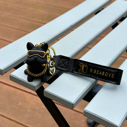 BRELOCZEK DO KLUCZY PIĘKNY CZARNY PIES ZAWIESZKA DO KLUCZY TOREBKI