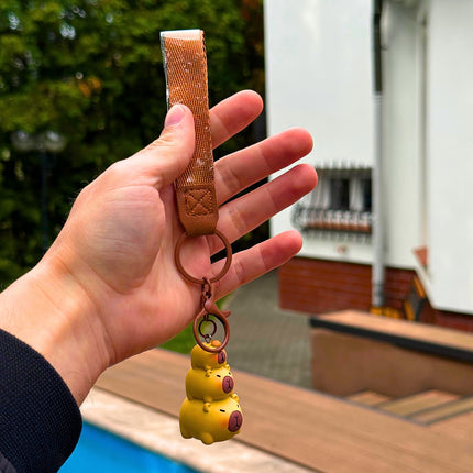 BRELOK BRELOCZEK NA KLUCZE KAPIBARA KÓŁKO NA KLUCZE ZAWIESZKA DO KLUCZ