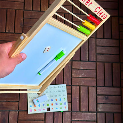 ⭐️TABLICA DWUSTRONNA KREDOWA EDUKACYJNA SKŁADANA MAGNETYCZNA KREDOWA TABLICA⭐️