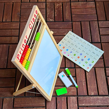 ⭐️TABLICA DWUSTRONNA KREDOWA EDUKACYJNA SKŁADANA MAGNETYCZNA KREDOWA TABLICA⭐️