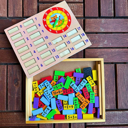 ⭐️ZABAWKA MATEMATYCZNA TABLICA DO NAUKI MATEMATYKI GRA PLANSZOWA⭐️