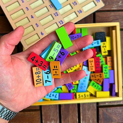 ⭐️ZABAWKA MATEMATYCZNA TABLICA DO NAUKI MATEMATYKI GRA PLANSZOWA⭐️