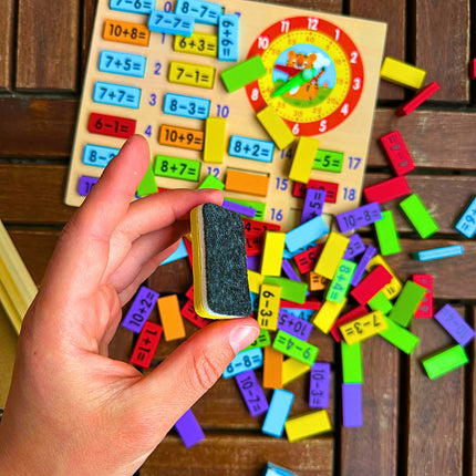 ⭐️ZABAWKA MATEMATYCZNA TABLICA DO NAUKI MATEMATYKI GRA PLANSZOWA⭐️