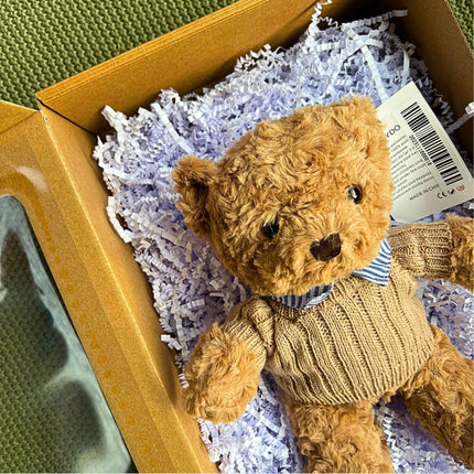 ⭐️PLUSZOWY MIŚ W OZDOBNYM PUDEŁKU – IDEALNY NA PREZENT DLA DZIECKA⭐️