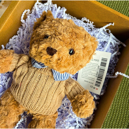 ⭐️PLUSZOWY MIŚ W OZDOBNYM PUDEŁKU – IDEALNY NA PREZENT DLA DZIECKA⭐️