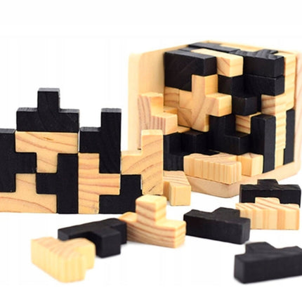 DREWNIANA UKŁADANKA LOGICZNA – WYZWANIE DLA TWOJEGO UMYSŁU