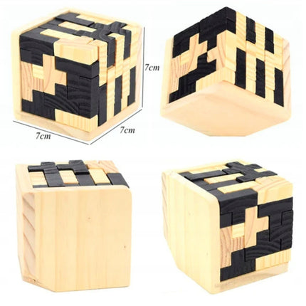 DREWNIANA UKŁADANKA LOGICZNA – WYZWANIE DLA TWOJEGO UMYSŁU