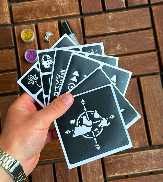 ⭐️Zrób Swój Tatuaż – Zestaw z Szablonami dla Dzieci. Idealny na Prezent⭐️